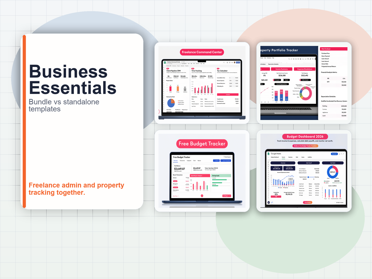 Business Essentials Bundle vs Standalone Business Templates