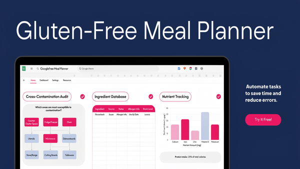 Meal Planning Spreadsheet for Dietary Restrictions: Which One Should You Use?